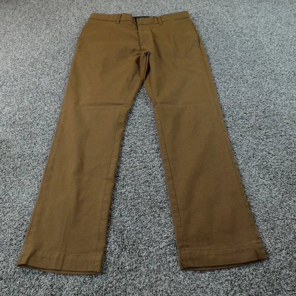 Banana‎ Republic Pants Mens 32X30 Brown Aiden Chino Trouser Performance Stretch